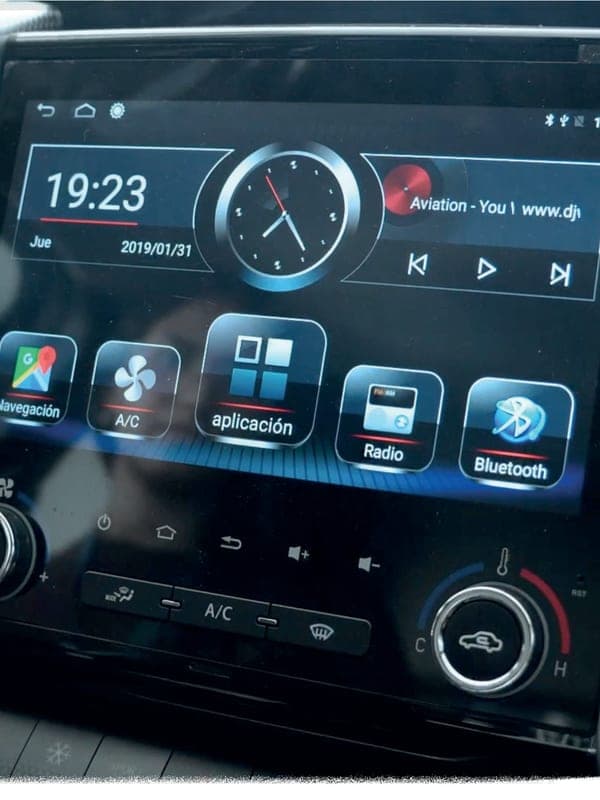 Pantalla multimedia de 10" de la Grandlion
